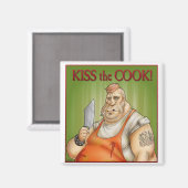 Aimant Kiss the cook (Recto/Verso)