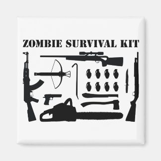 Aimant Kit de survie Zombie