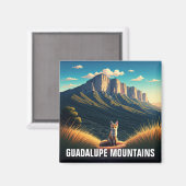 Aimant Kit Fox dans le Parc national des Monts Guadalupe (Recto/Verso)