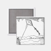 Aimant Kite Flying (Recto/Verso)