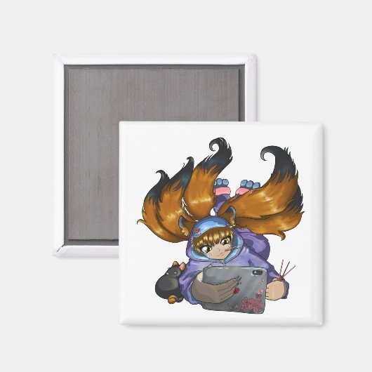 Aimant Kitsune (Recto/Verso)