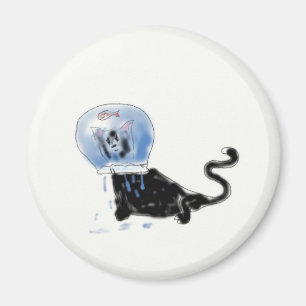 Aimant kitteh d'astronaute