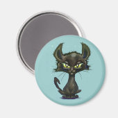 Aimant Kitten noir (Recto/Verso)