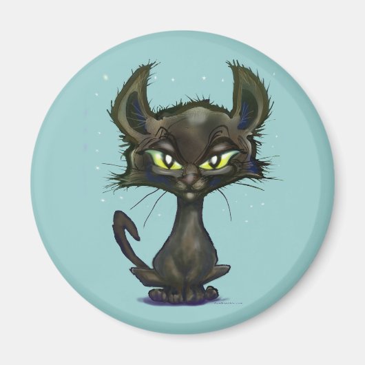 Aimant Kitten noir (Devant)