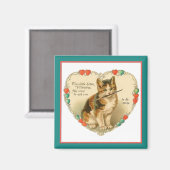 Aimant Kitten Valentine (Recto/Verso)