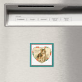 Aimant Kitten Valentine (In Situ (Lave-vaisselle))
