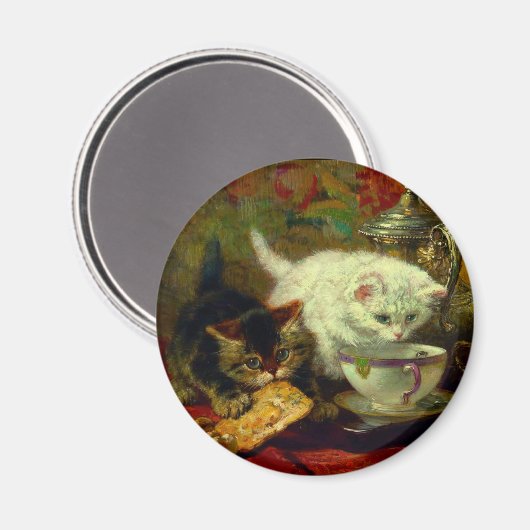 Aimant Kittens Tea Party (Recto/Verso)