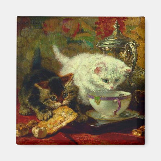 Aimant Kittens Tea Party (Devant)