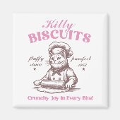 Aimant Kitty Biscuits Adorable Cat Baker Fabriquant Biscu (Devant)