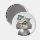 Aimant Kitty Cats Winter Wonderland (Recto/Verso)