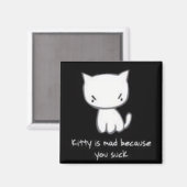 Aimant kitty est fou (Recto/Verso)