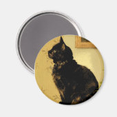 Aimant Kitty peint (Recto/Verso)