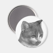 Aimant Kitty, Tabby Cat (Recto/Verso)