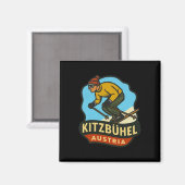 Aimant Kitzbühel Autriche Ski (Recto/Verso)