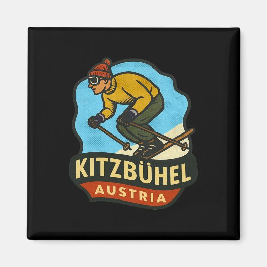 Aimant Kitzbühel Autriche Ski (Devant)