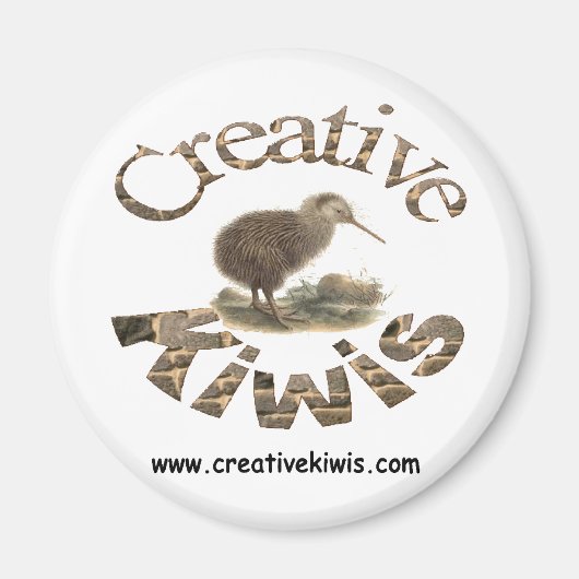 Aimant Kiwis créatifs 1 (Devant)