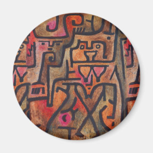Aimant Klee Abstrait Rouge Expressionnisme Abstrait Natur