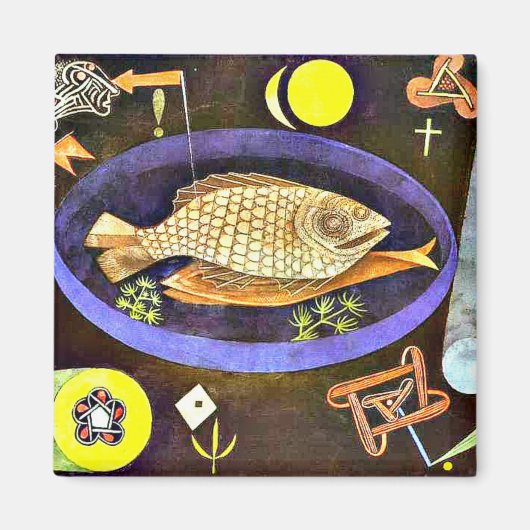 Aimant Klee - Aroundfish, (Devant)