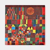 Aimant Klee - Château et Soleil (Devant)