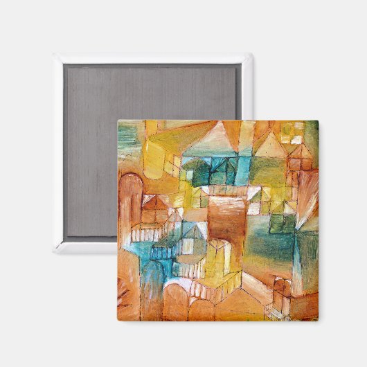 Aimant Klee - Fascade Brown Green (Recto/Verso)