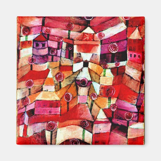 Aimant Klee - Jardin Rose (Devant)