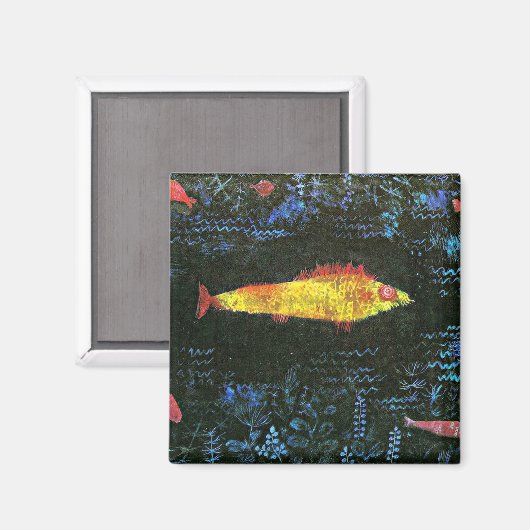 Aimant Klee - Le poisson rouge, 1925 (Recto/Verso)