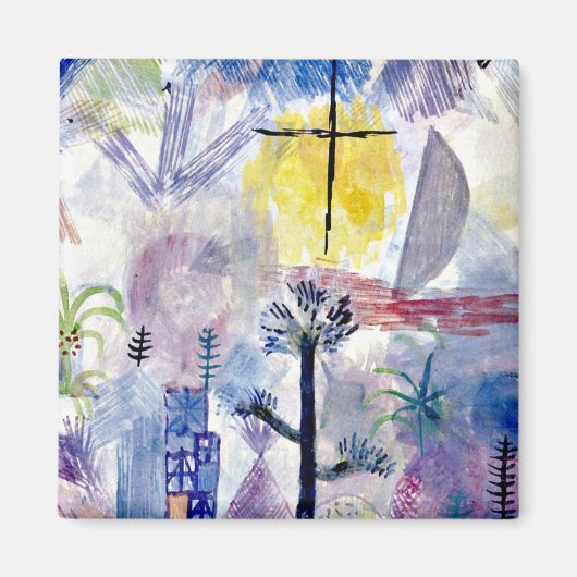 Aimant Klee - Paysage inachevé (Devant)