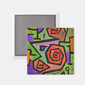 Aimant Klee - Roses héroïques, oeuvres d'art célèbres, (Recto/Verso)