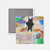 Aimant Klee - Sous une étoile noire, (Recto/Verso)