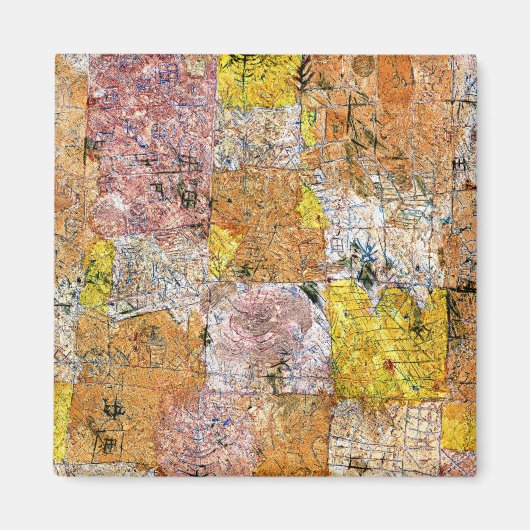 Aimant Klee - Suburban Idyll (jardin ville idyll) (Devant)