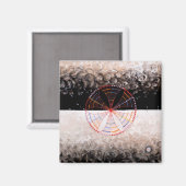 Aimant Klint - Le Swan No. 10, célèbre peinture (Recto/Verso)