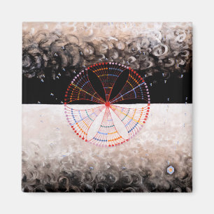 Aimant Klint - Le Swan No. 10, célèbre peinture