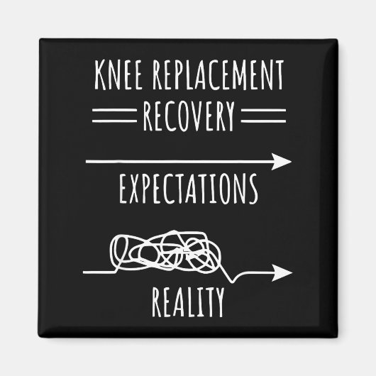 Aimant Knee Replacement Recovery Expectations Reality Sur (Devant)