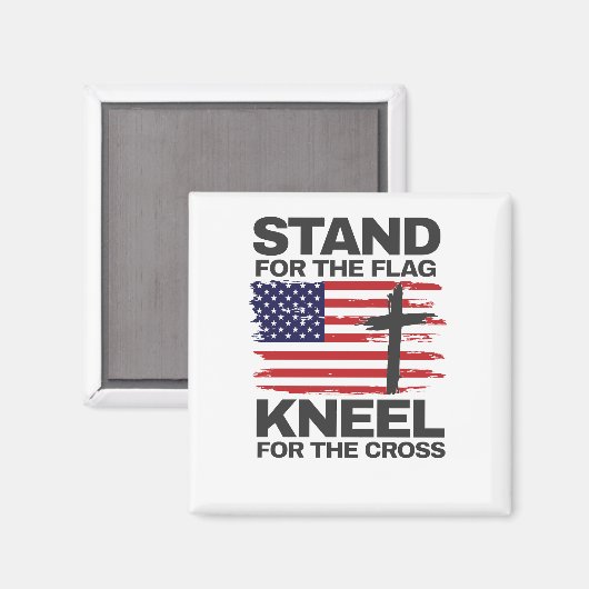 Aimant Kneel pour la croix (Recto/Verso)