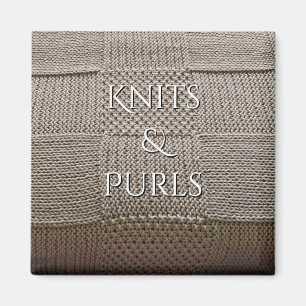 Aimant Knit en patchwork en panier par Shirley Taylor