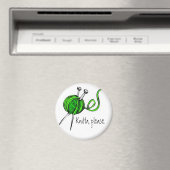 Aimant Knitta, S'Il Vous Plaît. (In Situ (Lave-vaisselle))