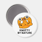 Aimant Knotty By Nature Funny Pretzel Pun (Recto/Verso)