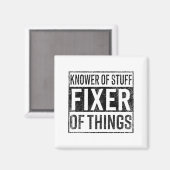 Aimant Knower Of Stuff Fixer Of Things Handyman Dad Fathe (Recto/Verso)
