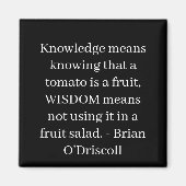 Aimant Knowledge means knowing that a tomato is a fruit (Devant)