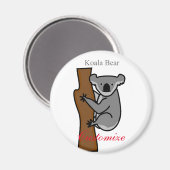 Aimant Koala Bear Escalade Tree Thunder_Cove (Recto/Verso)