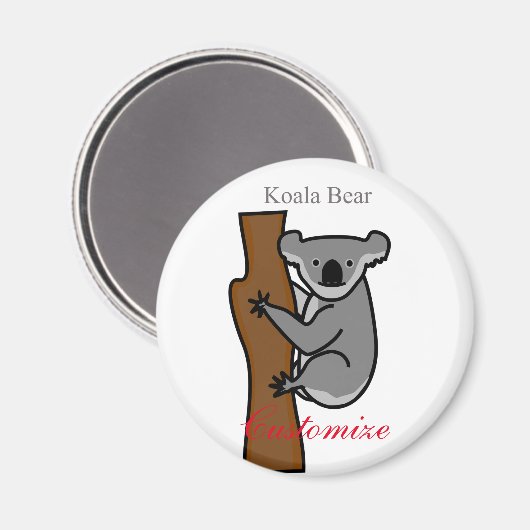 Aimant Koala Bear Escalade Tree Thunder_Cove (Recto/Verso)
