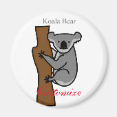 Aimant Koala Bear Escalade Tree Thunder_Cove (Devant)