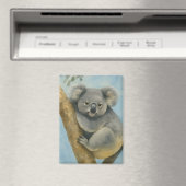 Aimant Koala Calm - Aquarelle Faune (In Situ (Lave-vaisselle))