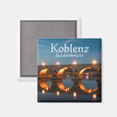 Aimant Koblenz Allemagne Souvenir (Recto/Verso)