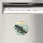 Aimant Koi (Carp) - Impression de poisson japonais de Hir (In Situ (Lave-vaisselle))