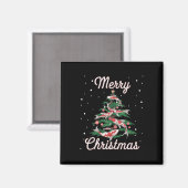 Aimant Koi Fish Xmas Tree Koi Carp Christmas Tree (Recto/Verso)