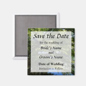 Aimant Koi Pond dans le Jardin chinois Sauvez la date (Recto/Verso)