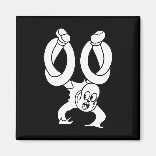 Aimant Koko The Clown Ghost Twisted Blackwork (Devant)