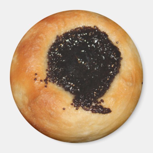 Aimant kolache aux graines de pavot (Devant)
