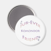 Aimant Komondor Furever (Recto/Verso)